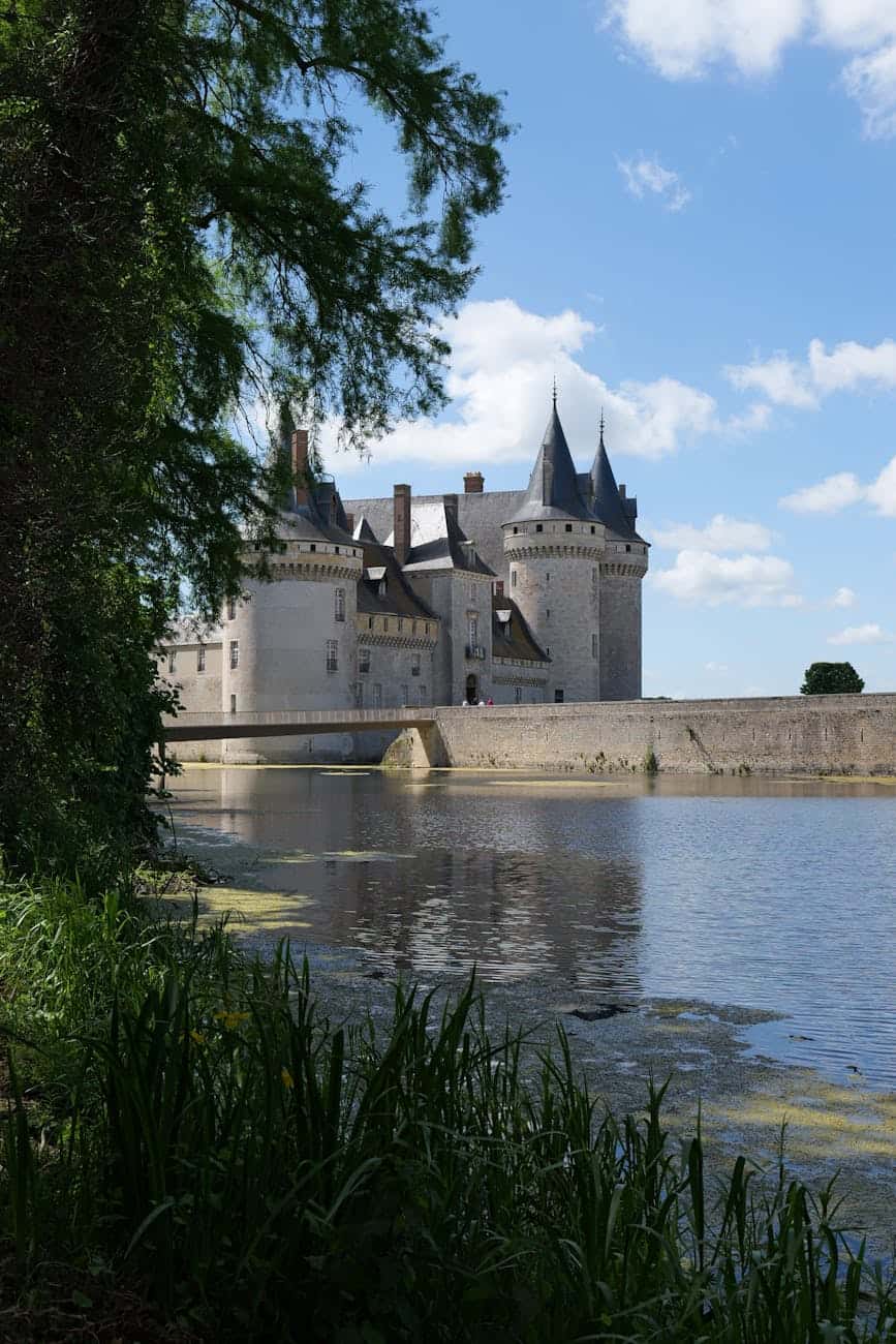 picturesque view of chateau de sully sur loire